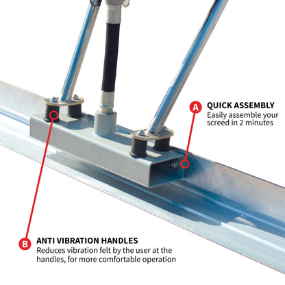 Tomahawk Power Concrete Screed Three Aluminum Blade Bundle (Choose 3 Boards)