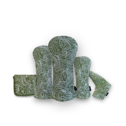Topographic Edition - Fairway Green / Embroidered Pure White
