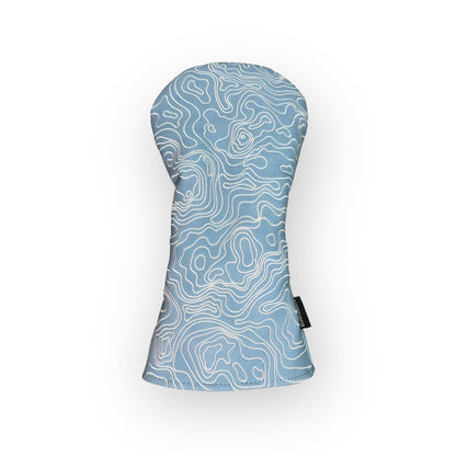 Topographic Edition - Carolina Blue / Embroidered Pure White