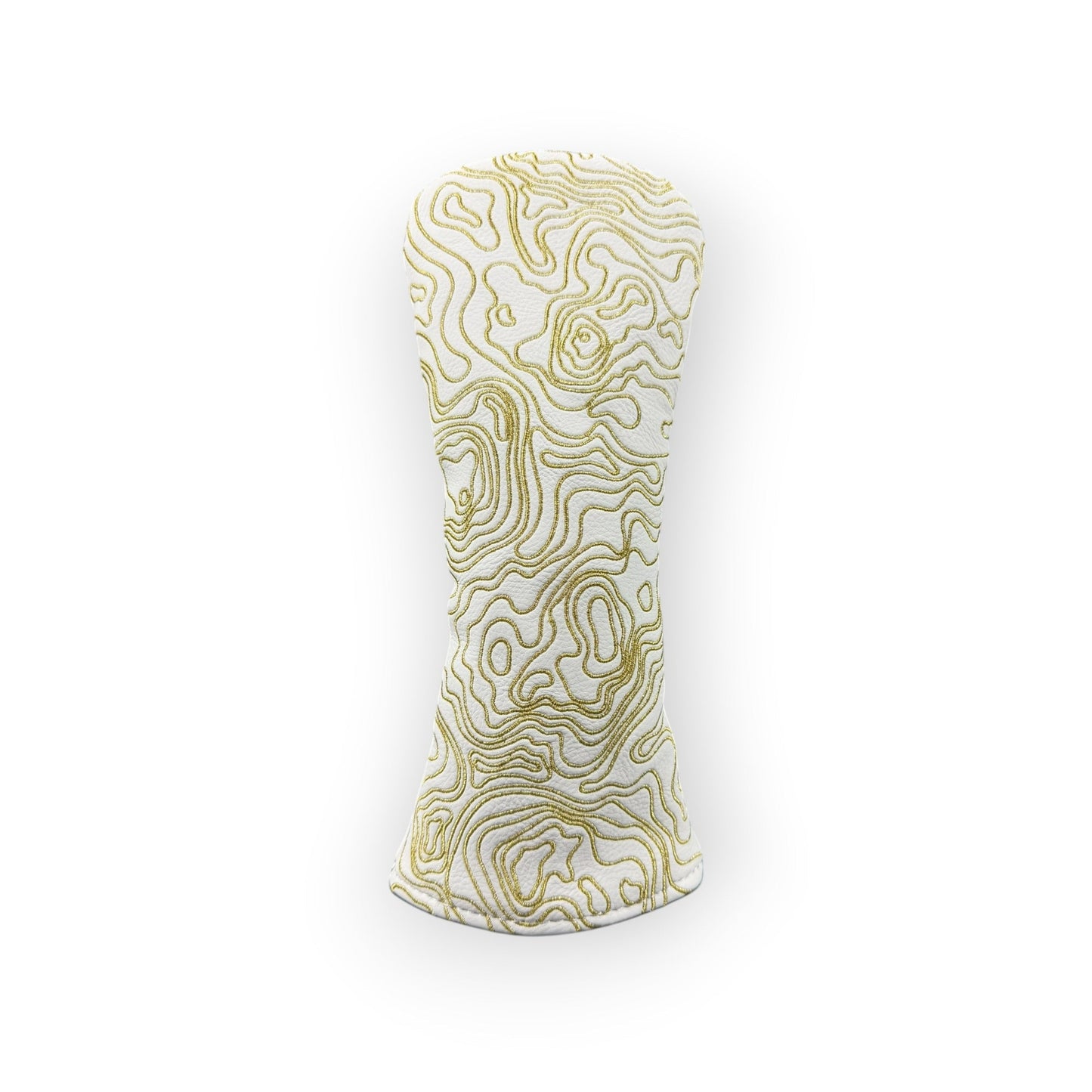 Topographic Edition - Pure White / Embroidered Sunrise Gold
