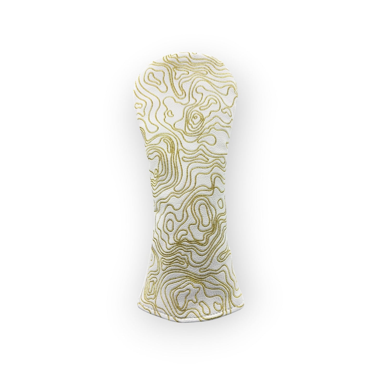 Topographic Edition - Pure White / Embroidered Sunrise Gold