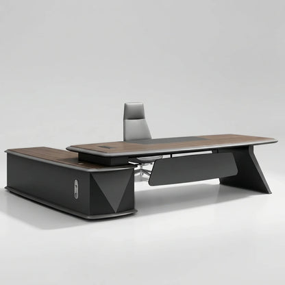 Alwin · Modern L-Shaped Executive Desk