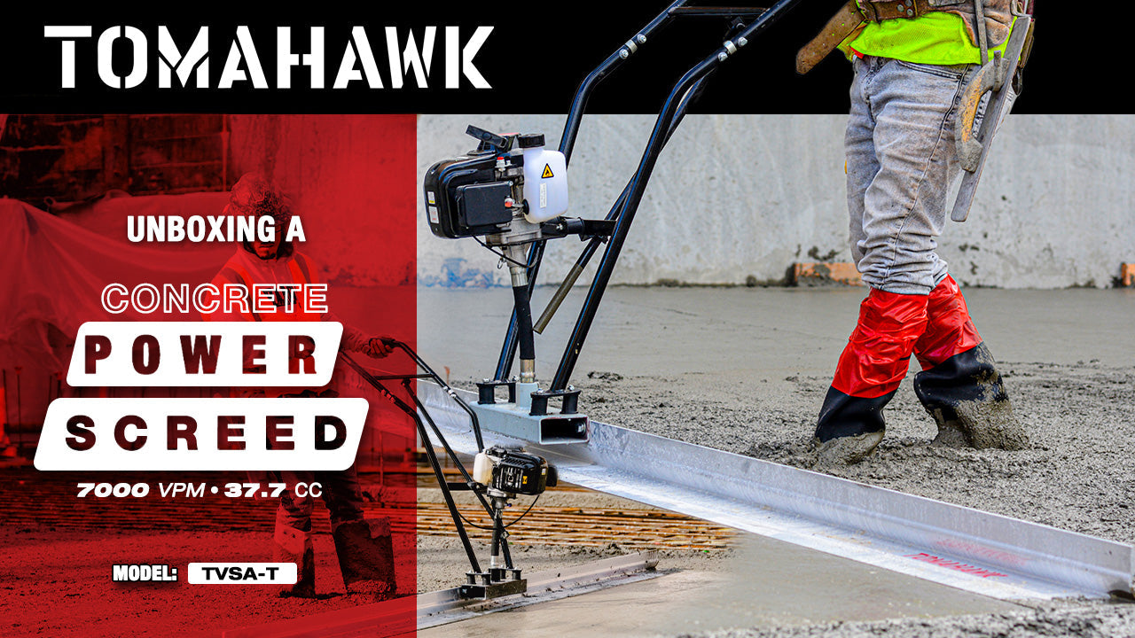 Tomahawk Power Concrete Screed Three Aluminum Blade Bundle (Choose 3 Boards)