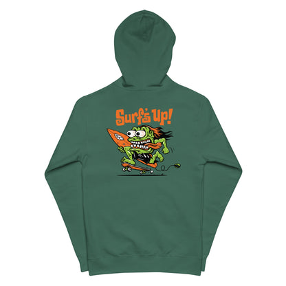 Santa Cruz Surf Shop Surf's Up Monster Premium Mens Zip Hoodie
