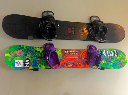 Keystone Minimalist Snowboard Display Rack | Holds 30 lbs | Large
