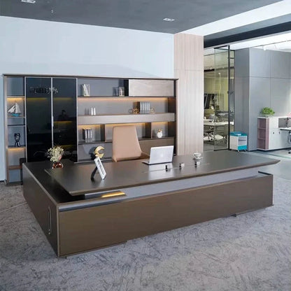 Hiley · Modern L-Shaped Executive Desk