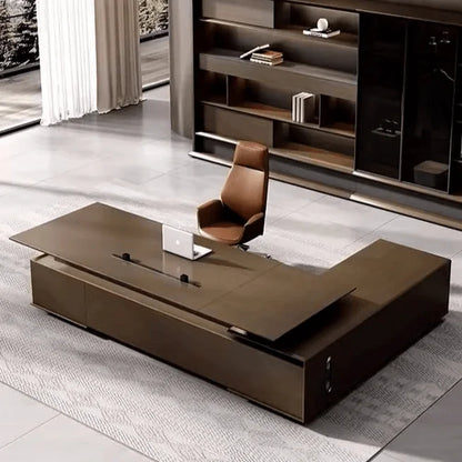 Hiley · Modern L-Shaped Executive Desk