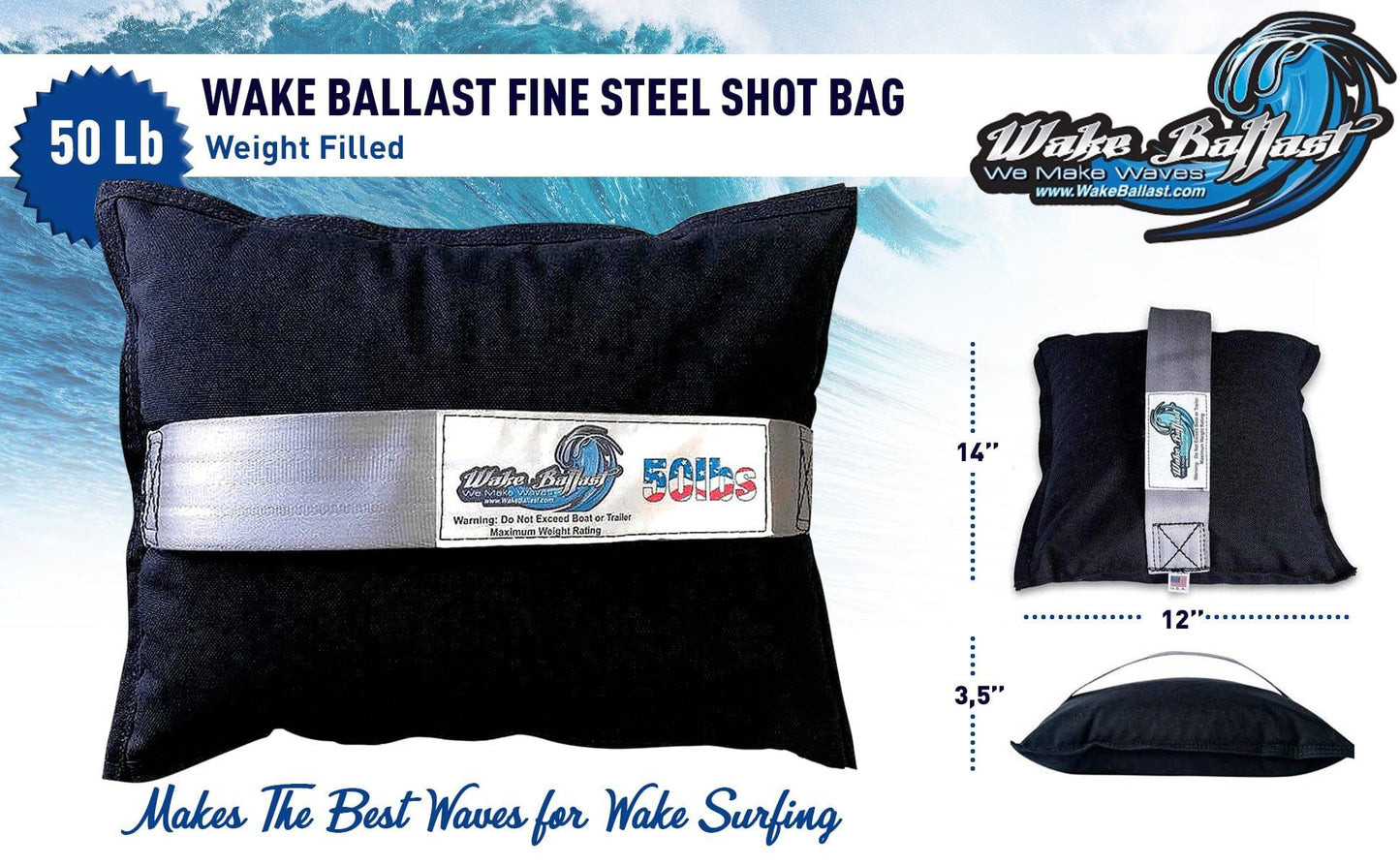 10 50LB Steel Shot Ballast Bags (Bundle & Save)