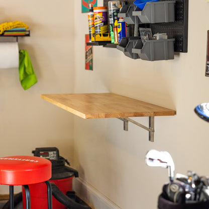 Folding Workbench and Pegboard Workshop Set