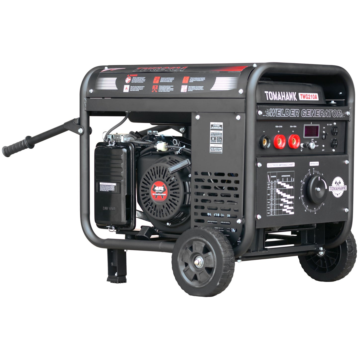 PRE ORDER: 210 Amp Engine Driven Welder Generator 2000 Watt 15 HP Gas Powered