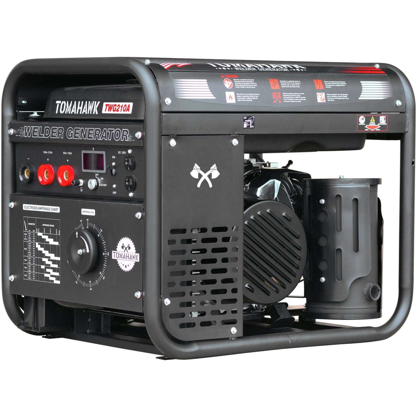 PRE ORDER: 210 Amp Engine Driven Welder Generator 2000 Watt 15 HP Gas Powered