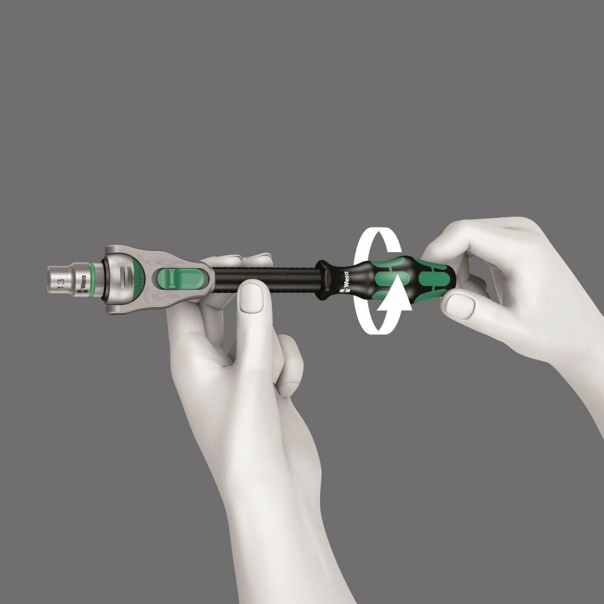 Wera 8000 A SB Zyklop Speed Ratchet Socket Wrench 1/4" Drive 05073260001