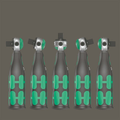 Wera 8009 Zyklop Pocket Set 2 Socket Wrench Set 3/8" Drive Metric 05004281001
