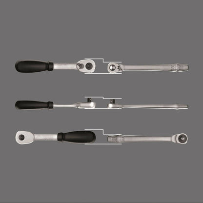 Wera 8100 SB 8 Zyklop Metal Switch Ratchet Set 3/8" Drive Metric 05004048001