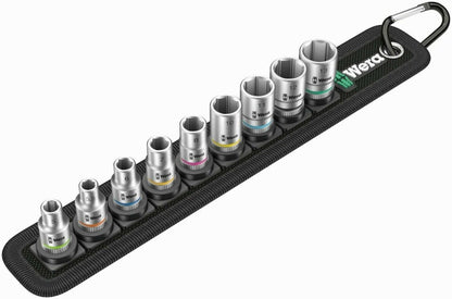 Wera 8790 HMA Belt 4 Zyklop Socket Belt Set 1/4" Drive Metric 05003883001