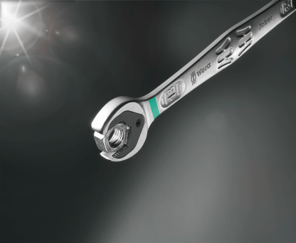 Wera 9631 Magnetic Rail 6000 Joker 2 Ratcheting Wrench Set Metric 05020015001