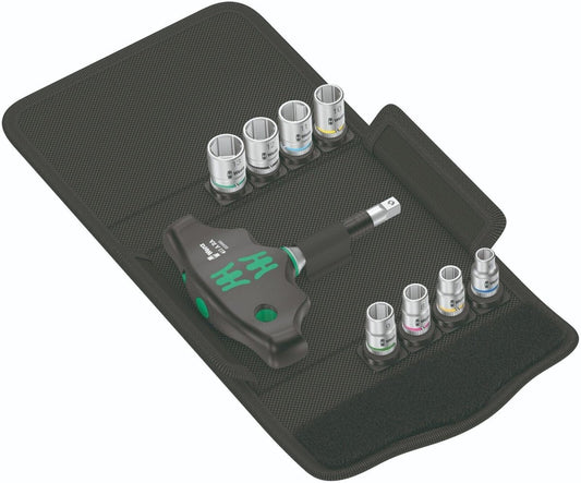 Wera Kraftform Kompakt 400 RA Set 2 Ratcheting T-Handle Set Metric 05023470001