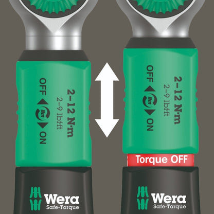Wera Safe Torque A 2 Torque Wrench 2-12 Nm 1/4" Drive 05075801001
