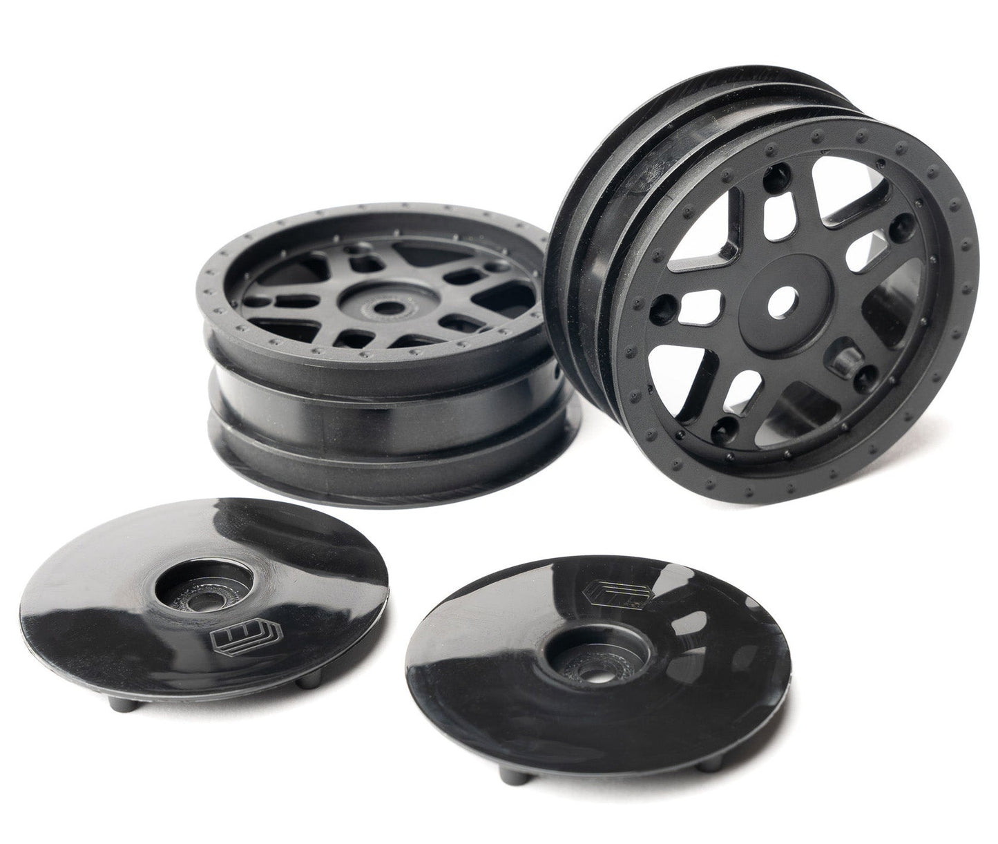 1/10 Whiplash Front 2.2" 12mm Sprint Car Wheels (2)