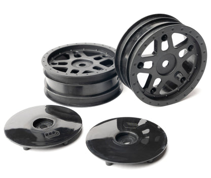 1/10 Whiplash Front 2.2" 12mm Sprint Car Wheels (2)