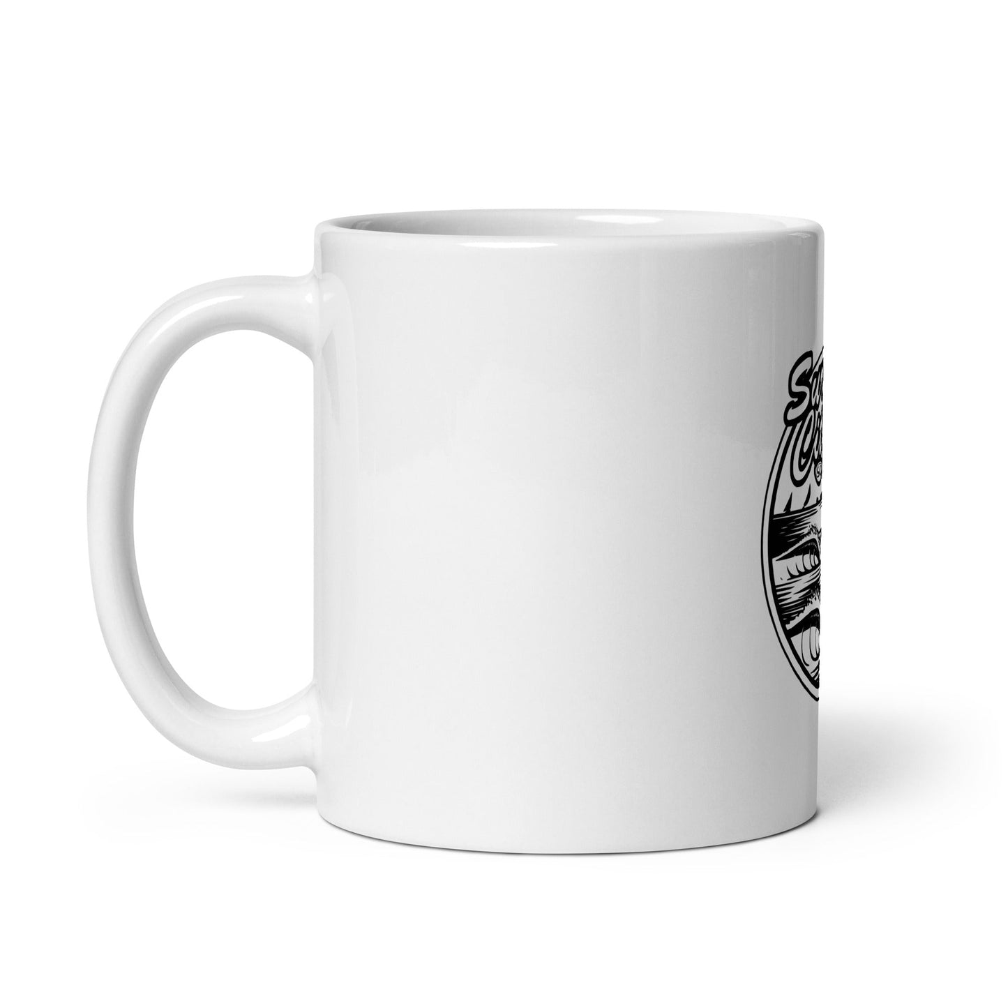 Santa Cruz Surf City Coffee Mug Jimbo Phillips Art