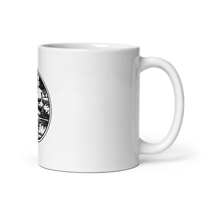 Santa Cruz Surf City Coffee Mug Jimbo Phillips Art