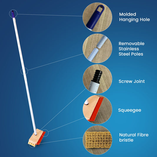 Professor Amos Tampico Brush with Squeegee - All in one