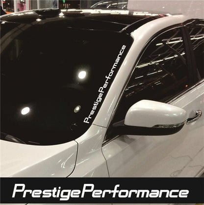 Windshield Sun Visor Decal Strips (2-Pack) | UV Protection | 9 Colors | Anti-Glare