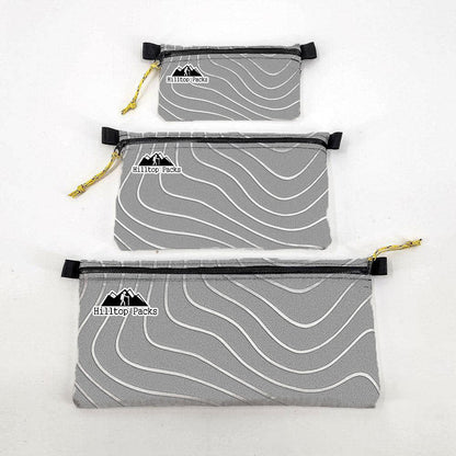 Ultralight Zipper Pouch (Topo Pattern D50T Fabric)