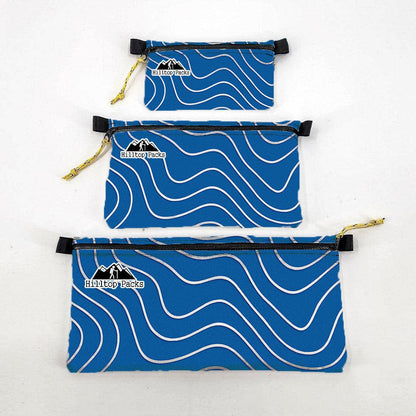 Ultralight Zipper Pouch (Topo Pattern D50T Fabric)