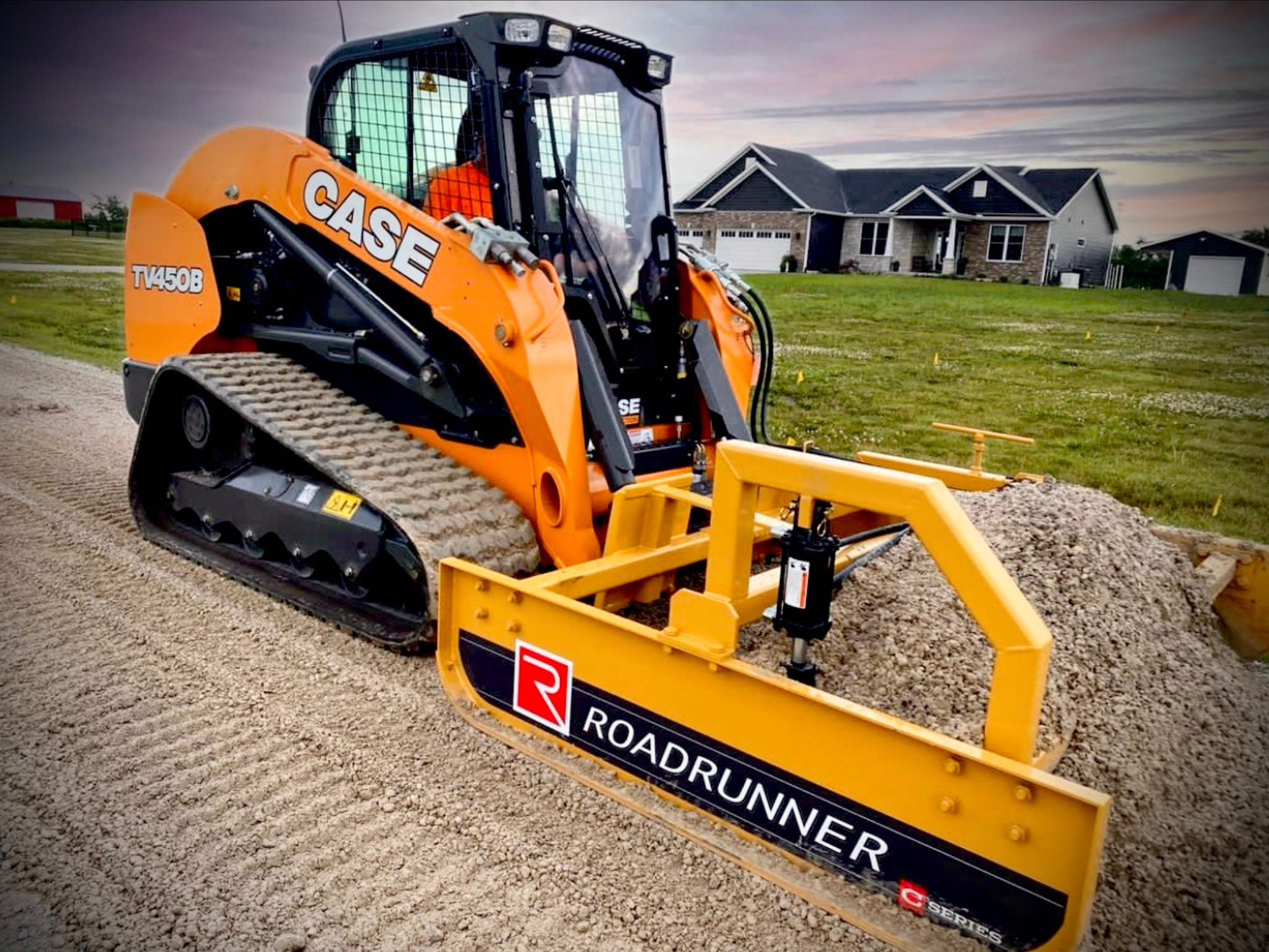 Roadrunner on a case construction equipment